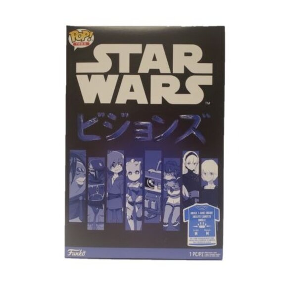 Funko POP TEES‎ Star Wars Visions Anime Kyoto Animation Short Sleeve T Shirt NEW - Picture 1 of 5